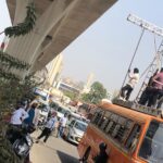 Rana Daggubati Instagram – When traffic buses and bridges become workplace :) and running thru them and climbing on top of them become work!! #bestjobintheworld #haatimeresaathi #aranya #kaadan Kharghar, India