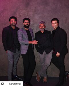 Rana Daggubati Instagram - Thank you for having us!! @karanjohar