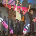 Rana Daggubati Instagram - ComicCon Opening!! With the Harry Potter twins, the RoboCop and the finest TomHiddleston Loki from the Avengens!! Tokyo, Japan
