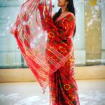 Rashmi Gautam Instagram - Saree by @linenhousestore 💃💃💃💃💃💃💃💃 💄 @makeup_by_lavanya 💄💄💄💄💄💄💄💄💄💄💄💄