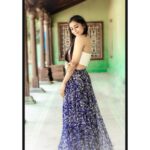 Rashmi Gautam Instagram - Outfit by @pethakamsetti #rashmigautam #lifeismagical #dheechampions #wednesday #blueandwhite