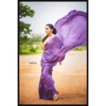 Rashmi Gautam Instagram – Outfit by @divya_varun_offical 📸 @sandeepgudalaphotography 
#lavender #saree #jhumkalove #rashmigautam #lifeismagical