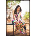 Rashmi Gautam Instagram - ALLOW NATURES PEACE TO FLOW INTO YOU AS SUNSHINE FLOWS INTO TREES. #johnmuir 🌞 🌞 🌞 #lifeismagical #rashmigautam Saree by @duta_couture
