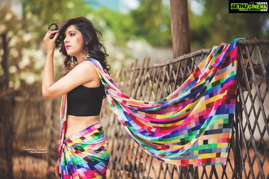 Rashmi Gautam Instagram - Iโm untameable ๐ ... ๐saree by @duta_couture ๐ธ by @sandeepgudalaphotography #lifeismagical #rashmigautam #sareesanddrapes