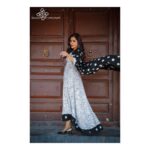 Rashmi Gautam Instagram - Tell me DA Black and white layered outfit by @duta_couture Pic by @sravan_goud8981