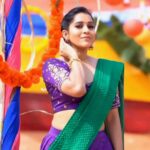 Rashmi Gautam Instagram - Video Edits and Credits @santhosh_photography_sp Half saree @varahi_couture