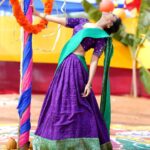 Rashmi Gautam Instagram – 📸 @santhosh_photography_sp 

Half saree 🥻  @varahi_couture