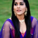 Rashmi Gautam Instagram - HAPPY SANKRATHI Outfit by @starrydreamsofficial by Shama P.C @santhosh_photography_sp Jwellery @bandhanemporio #RashmiGautam #indianwear #festivalsofindia #sankranti