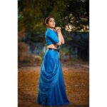 Rashmi Gautam Instagram - Oitfit by @supriya.badabagni 💙💙💙💙