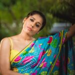 Rashmi Gautam Instagram – Flamingo print saree by @shrutiigclothing 

P.c @sandeepgudalaphotography 📸📸📸