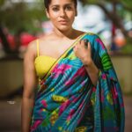 Rashmi Gautam Instagram – Flamingo print saree by @shrutiigclothing 

P.c @sandeepgudalaphotography 📸📸📸