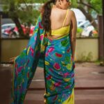 Rashmi Gautam Instagram – Flamingo print saree by @shrutiigclothing 

P.c @sandeepgudalaphotography 📸📸📸