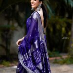 Rashmi Gautam Instagram - #meipanipanihogayi✨💜 Saree by @thepallushop 📸 @manoj_gangula