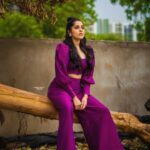 Rashmi Gautam Instagram - Outfit by @varahi_couture 💜💜💜💜💜💜💜💜💜💜💜💜💜💜💜💜💜💜💜💜 📸📸📸📸📸📸 @sandeepgudalaphotography 📸📸📸📸📸📸