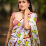 Rashmi Gautam Instagram - Owl print saree by @shrutiigclothing 🦉🦉🦉🦉🦉🦉🦉🦉🦉🦉🦉🦉 Pic @sandeepgudalaphotography 📸📸📸📸📸