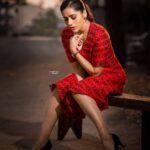 Rashmi Gautam Instagram - Outfit by @varahi_couture 🎈🍓🍅🍎 P.c @sandeepgudalaphotography 📸📸📸