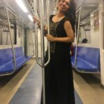 Raveena Ravi Instagram – #chennai #metro #throwback 🖤