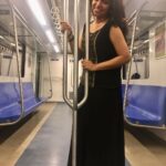 Raveena Ravi Instagram – #chennai #metro #throwback 🖤