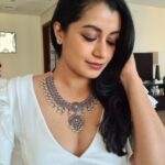 Reenu Mathews Instagram – Exercise , I thought you said Accessorise 😉 Pairing this beautiful neckpiece @thetiysha  with a Ruffled top .
.
.
.
#jewelleryshoot #jewelrylover #lifestyleblogdubai #dubaiinfluencer 
#desiinfluencer #portraitphotography #candidcapture #candidshots #reenumathews