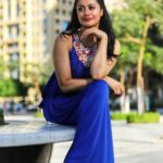 Reenu Mathews Instagram - Feeling Blue-tiful💙 Happy Weekend Fam ❤ Tecom, Al Barsha, Dubai