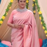 Rekha Krishnappa Instagram - Thanks for this beautiful silk saree @hemthreadclosetkurtissalwars @hemthreadcloset Browse into the page for more beautiful collection ♥️ Thanks for making me beautiful ♥️. . . . sareecollections #sareedraping #sareestyle #sareelove #sareeindia #sareeonlineshopping #sareefashion #sareeaddict #sareelover Chennai, India