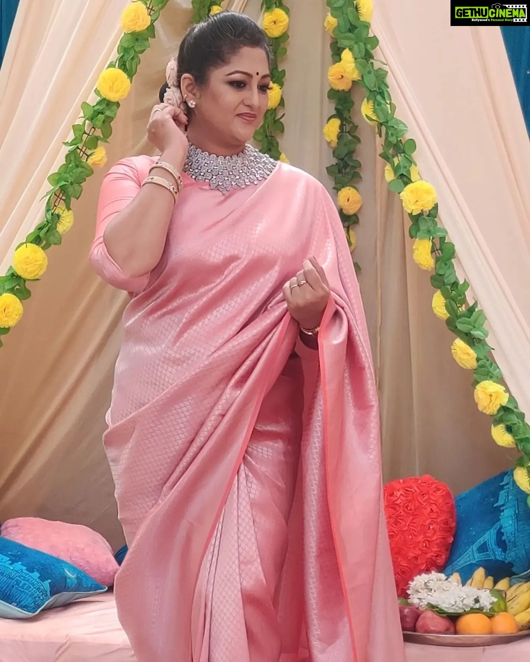 Rekha Krishnappa Instagram - Thanks for this beautiful silk saree @hemthreadclosetkurtissalwars @hemthreadcloset Browse into the page for more beautiful collection ♥️ Thanks for making me beautiful ♥️. . . . sareecollections #sareedraping #sareestyle #sareelove #sareeindia #sareeonlineshopping #sareefashion #sareeaddict #sareelover Chennai, India