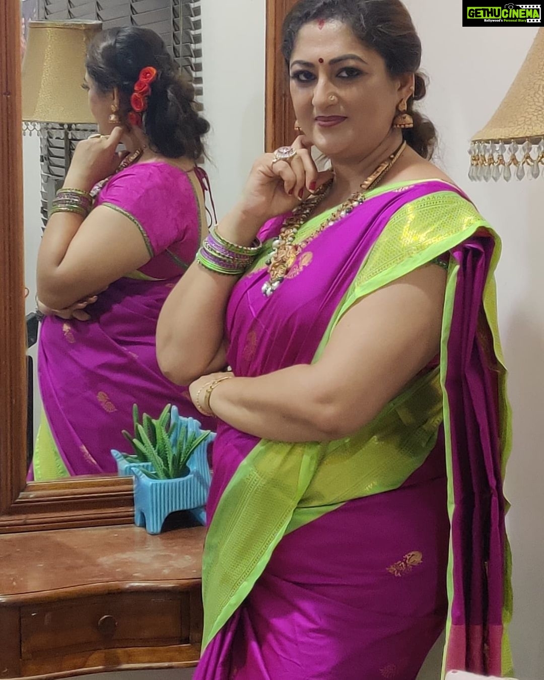 Rekha Krishnappa Instagram - Saree is a beautiful attire to suit any women..... Thanks @ishvari.womens.world for this beautiful saree❤️ . . . . sareecollections #sareedraping #sareestyle #sareelove #sareeindia #sareeonlineshopping #sareefashion #sareeaddict #sareelover Chennai, India