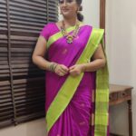 Rekha Krishnappa Instagram - Saree is a beautiful attire to suit any women..... Thanks @ishvari.womens.world for this beautiful saree❤️ . . . . sareecollections #sareedraping #sareestyle #sareelove #sareeindia #sareeonlineshopping #sareefashion #sareeaddict #sareelover Chennai, India