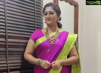 Rekha Krishnappa Instagram - Saree is a beautiful attire to suit any women..... Thanks @ishvari.womens.world for this beautiful saree❤️ . . . . sareecollections #sareedraping #sareestyle #sareelove #sareeindia #sareeonlineshopping #sareefashion #sareeaddict #sareelover Chennai, India