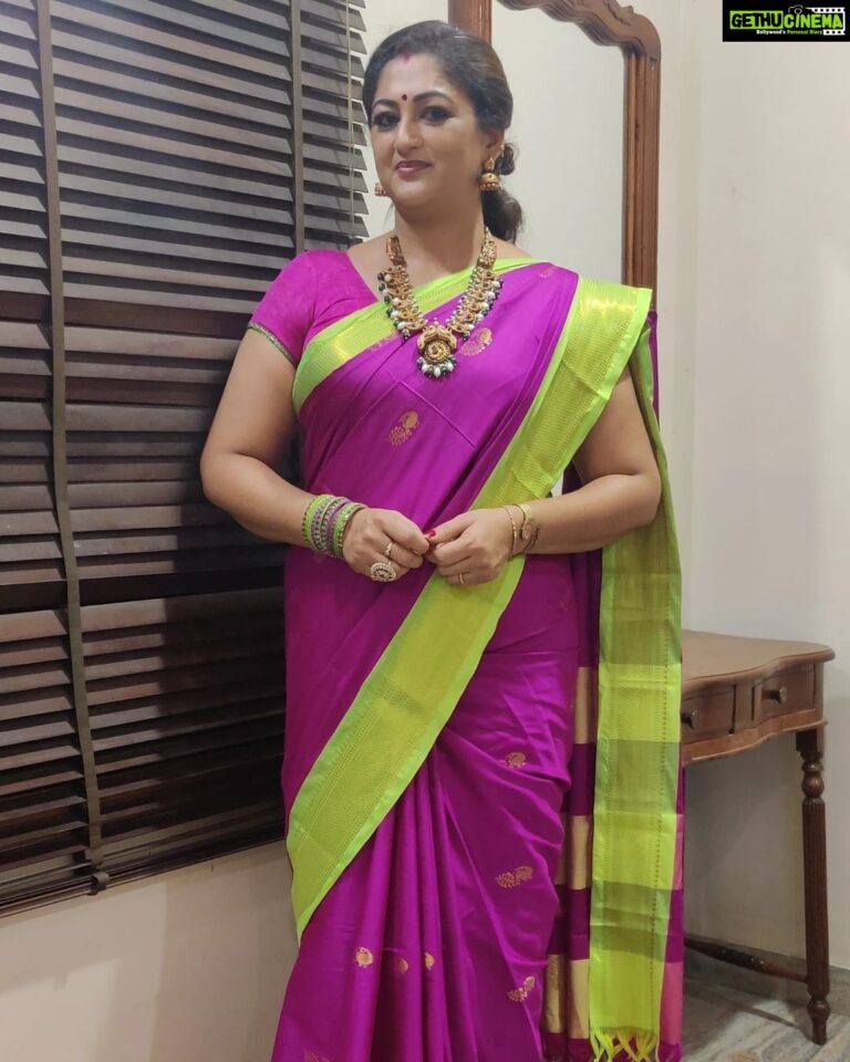 Rekha Krishnappa Instagram - Saree is a beautiful attire to suit any women..... Thanks @ishvari.womens.world for this beautiful saree❤️ . . . . sareecollections #sareedraping #sareestyle #sareelove #sareeindia #sareeonlineshopping #sareefashion #sareeaddict #sareelover Chennai, India