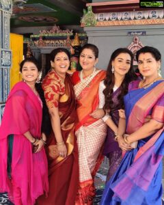 Rekha Krishnappa Instagram - When you meet friends for life❤️❤️ @meerakrishnaofficial @mercyleyal @_dharshhh @actress_lavanyaoffl . #friendsforever #friendshipgoals #friendship #shootingspotfun #shootingspot #tamilumsaraswathiyum Chennai, India
