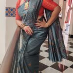 Rekha Krishnappa Instagram - Different from my usual collection but I love the saree colour and work on it... Browse @shreeboutique1120 for different saree collection. . . . sareecollections #sareedraping #sareestyle #sareelove #sareeindia #sareeonlineshopping #sareefashion #sareeaddict #sareelover Chennai, India