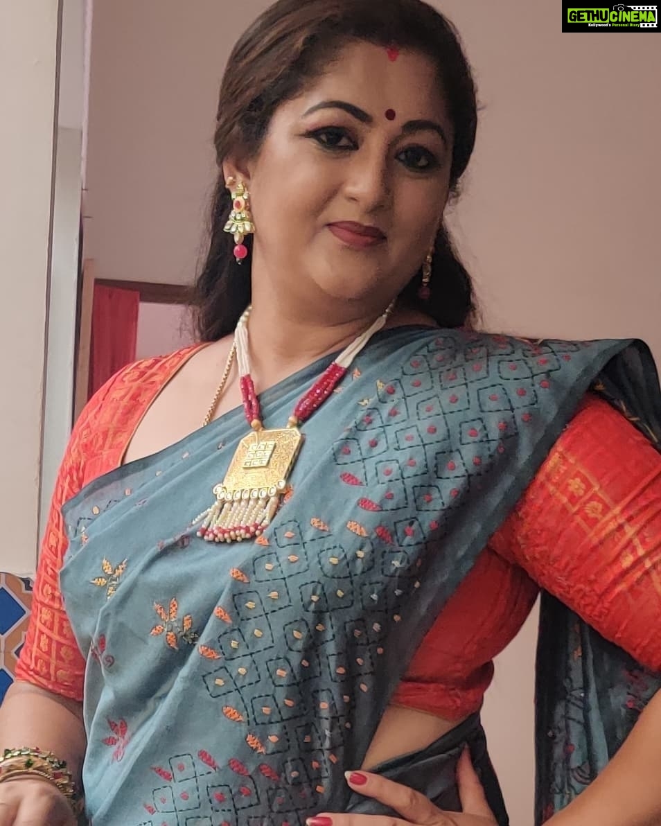 Rekha Krishnappa Instagram - Different from my usual collection but I love the saree colour and work on it... Browse @shreeboutique1120 for different saree collection. . . . sareecollections #sareedraping #sareestyle #sareelove #sareeindia #sareeonlineshopping #sareefashion #sareeaddict #sareelover Chennai, India
