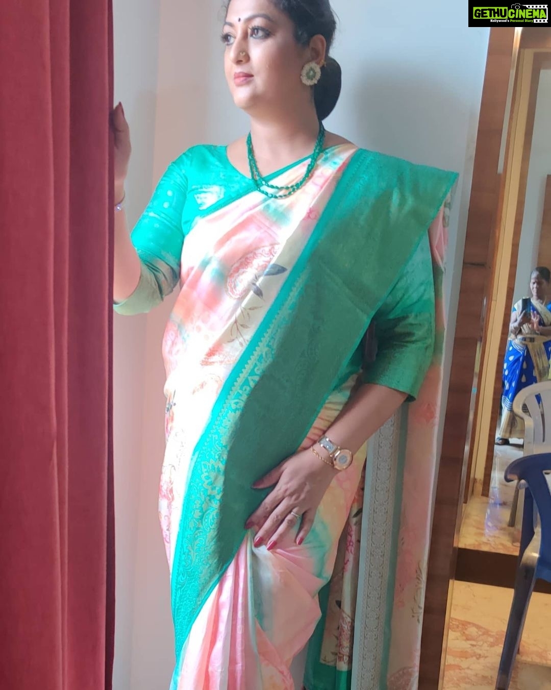 Rekha Krishnappa Instagram - Thank you so much @geethanjali_chudidhar for this lovely saree... Browse sarees from @geethanjali_chudidhar for good quality sarees.. ❤️ . . . . . #sareecollections #sareedraping #sareestyle #sareelove #sareeindia #sareeonlineshopping #sareefashion #sareeaddict #sareelover Chennai, India