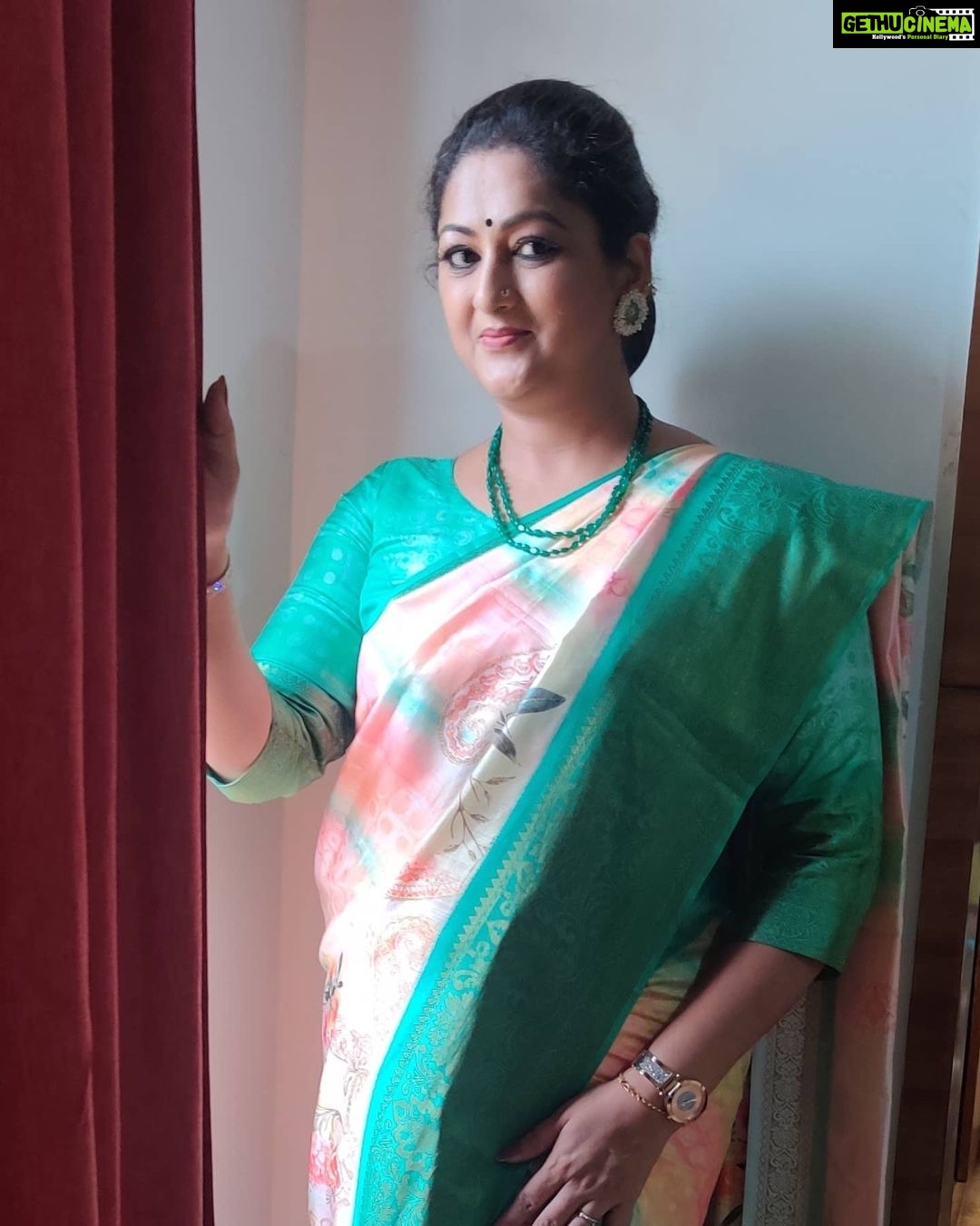 Rekha Krishnappa Instagram - Thank you so much @geethanjali_chudidhar for this lovely saree... Browse sarees from @geethanjali_chudidhar for good quality sarees.. ❤️ . . . . . #sareecollections #sareedraping #sareestyle #sareelove #sareeindia #sareeonlineshopping #sareefashion #sareeaddict #sareelover Chennai, India