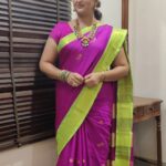 Rekha Krishnappa Instagram - Thank you so much @ishvari.womens.world for this beautiful saree ... I looked awesome in the colour and combination 😃 . . . #sareecollections #sareedraping #sareestyle #sareelove #sareeindia #sareeonlineshopping #sareefashion #sareeaddict #sareelover Chennai, India