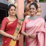 Rekha Krishnappa Instagram - WITH VERY SWEET PERSON @rekhakrishnappa ... #photoshot #photographylovers #photooftheday #photographer #shootingphoto #shootlife #styleoftheday #sareecollection #sareelove #saree #thamizhumsaraswathiyum #friendsforever #friendship #goodvibesonly #goodmorning #goodtime #goodmorningpost Chennai, India