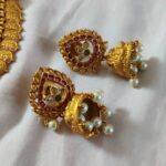 Rekha Krishnappa Instagram – Thank you @keerti_art_jewelry for this lovely set looks good on me… 
.
.
.
#onlinejewellery #jewellerydesign #jewlleryforwomen #jeweleryfashion #jewelrylover #jewlleryforwomen Chennai, India