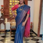 Rekha Krishnappa Instagram - Thank you so much for this beautiful saree ❤️ @the_samuthrika_sarees Feel like wearing it again and again.. . . . sareecollections #sareedraping #sareestyle #sareelove #sareeindia #sareeonlineshopping #sareefashion #sareeaddict #sareelover Chennai, India