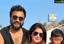 Reshmi Menon Instagram - Successfully survived a holiday with these munchkins 😍😂