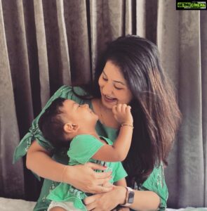 Reshmi Menon Instagram - This smile that makes up for alllllllllllll that naughtiness 😍 #ammaslittleboy❤️