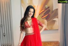 Richa Panai Instagram - For @hi_life_exhibition inauguration today at Hyderabad! It’s happening on 29th and 30th of august at @novotelhicc So don’t miss out!❤️ Lehnga - @nallamz Jewellery - @perniaspopupshop Makeup and hair - @raghu_makeup_studio and Shankar Event manager - @marksmediacommunications