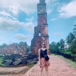 Richa Panai Instagram - This world heritage site made in 1602 is a completely broken church with just one side wall left intact which looks miraculously beautiful in person!🤩🤎 . . . . . . . . . . . . #oldgoa #beautiful #picoftheday #goa #church #churchofstaugustine #panjim #travel #travellove #cute #beauty #trendy #mumbai #meme #followme #comment #art #insta #fashion #lifestyle #stayhome #life #new #instafashion #nature #myself Church of St. Augustine, Goa