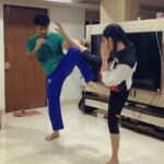 Ritika Singh Instagram - #kickboxing #training #drillsbuildskills