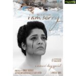 Ritika Singh Instagram - Here's the first look of #Iamsorry #IAmSorry is all set to release on this #WomensDay 8th March Directed by National award winning director @DhoopAshwini Written, Composed & produced by #SajidQureshi & Inbox pictures. #WomensDay2018
