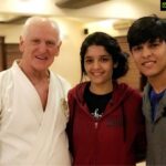 Ritika Singh Instagram - Shihan Chris is the absolute best! Learnt so much in our #Karate training with him. Thank you for the opportunity once again @mohansplanet Oss🥋 #Gasshuku #KSI