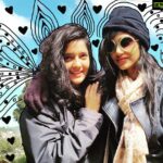 Ritika Singh Instagram - HAPPY BIRTHDAY best friend!! 😘😘 I know the drawing on this picture is stupid :p but this is one of the few normal pictures we have together and also one of our best moments, I wanted to make it special xD so I drew on it :p You mean the world to me! Now open your eyes, you'll find me sleeping next to you! I planned this surprise one week ago! I love you the mosttt! Happy birthday once again ❤️❤️