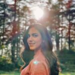Ritu Varma Instagram – Sunset musings 🏔