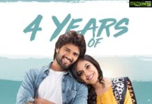 Ritu Varma Instagram - And just like that #Pellichoopulu completes 4 years!! My most special film. Ever since the pandemic started, we’ve learnt to appreciate & value things a lot more. So here’s just an appreciation post. Some work experiences stay with you forever and this is one of them. Will forever be grateful to @tharunbhascker for giving me Chitra. And to @thedeverakonda for being the best Prashant to Chitra. @preyadarshe & Abhay for bringing smiles to everyone’s faces. @oddphysce for the amazing music and Nagesh Banell for the lovely camera work. @lathathevegan for bringing all the characters to life with her amazing costume designing skills. @rajkandukuri and @yashrangineni for being the coolest producers ever. Gururaj sir, Nandu, Kedar sir, Padmaja ma’am, Sujatha garu, Bindu garu, Anish sir and the entire cast & crew ♥️ I know I sound all emo but that’s how this film makes me feel. It’s all heart. Love and miss the entire team. Hope we get to work together again and create magic once more.