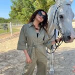 Rubina Dilaik Instagram – A day well spent with Khan 🐎 at @anantarasirbaniyas ….. 
.
.
.
.
@visitabudhabi @mxplayer #wanderlust #comingsoon #travel #show #mxstudios #inabudhabi #thetimeisnow Sir Bani Yas